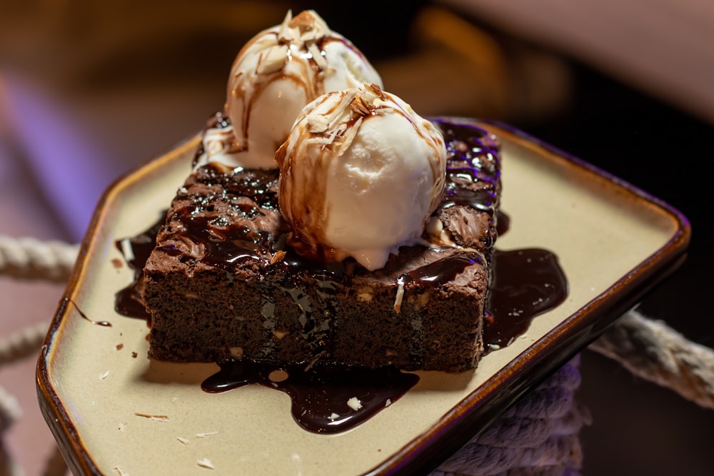 A stack of fudgy brownies